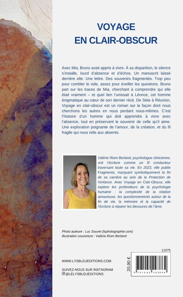 Quatrième de couverture de « Voyage en clair-obscur : roman »