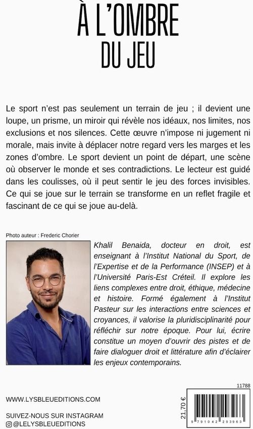 Quatrième de couverture de « À l'ombre du jeu : essai »