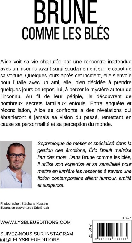 Quatrième de couverture de « Brune comme les blés : roman »