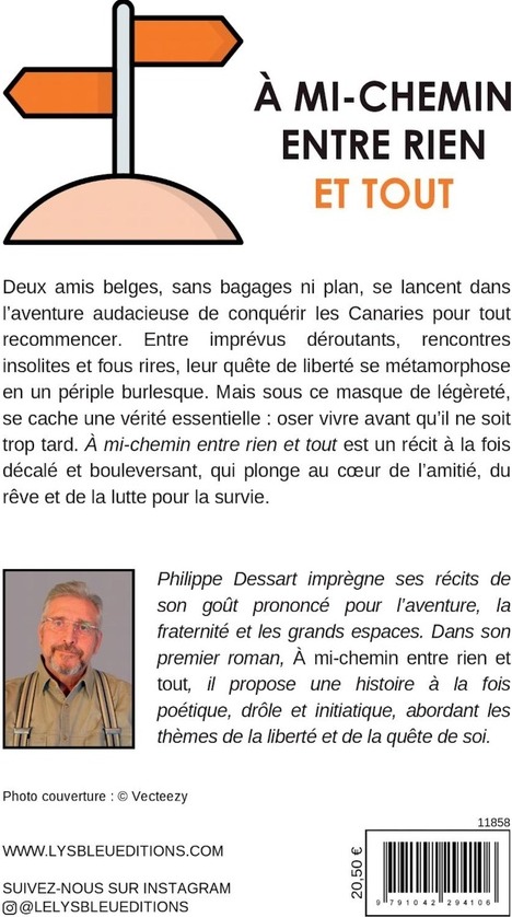 Quatrième de couverture de « À mi-chemin entre rien et tout : roman »