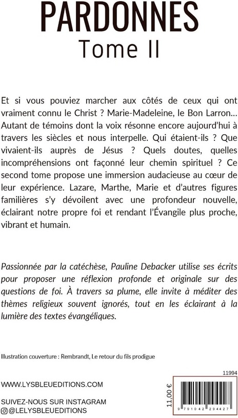 Quatrième de couverture de « Pardonnés »