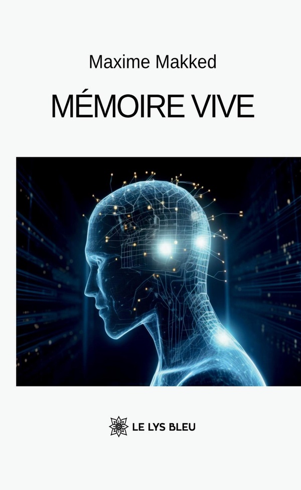 Couverture du livre « Mémoire vive : roman » de Maxime Makked, librairie Les Contes Infusés à Corte