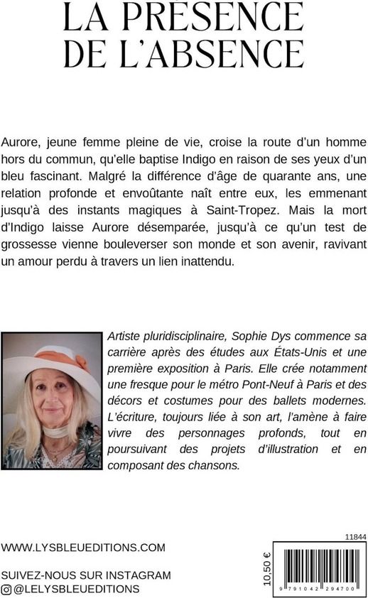 Quatrième de couverture de « La présence de l'absence : roman »