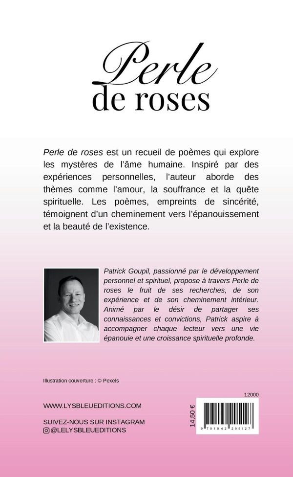 Quatrième de couverture de « PERLE DE ROSES »
