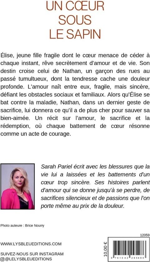 Quatrième de couverture de « UN COEUR SOUS LE SAPIN »