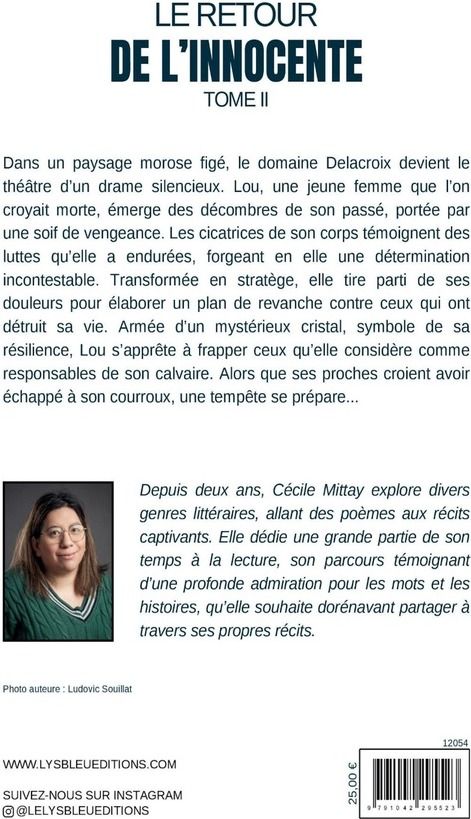 Quatrième de couverture de « LE RETOUR DE L'INNOCENTE - TOME II »