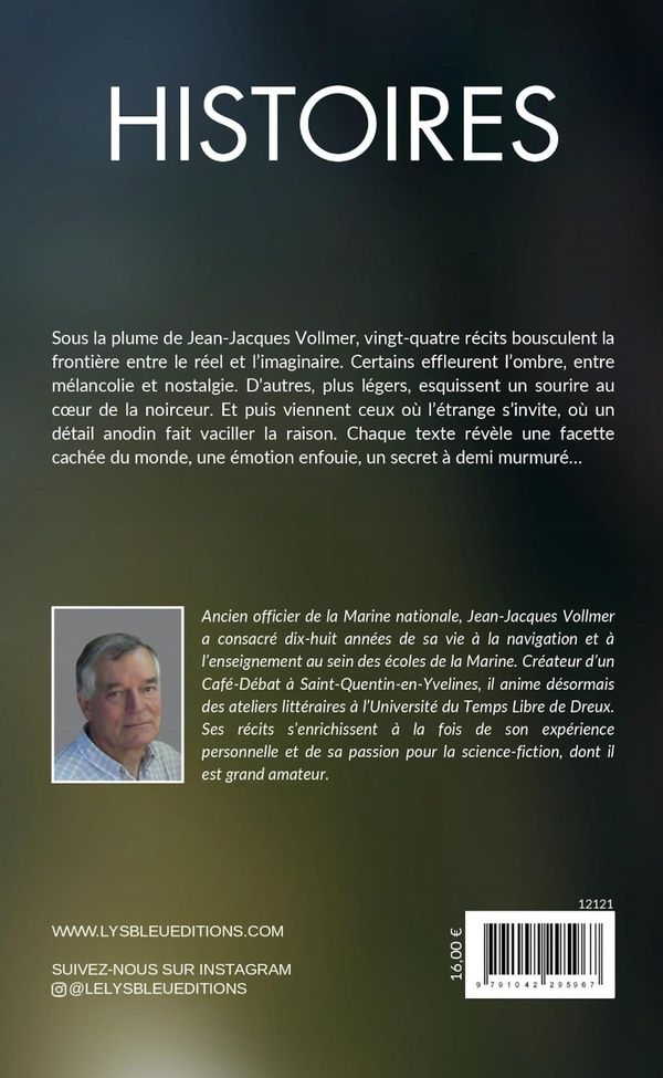 Quatrième de couverture de « HISTOIRES »