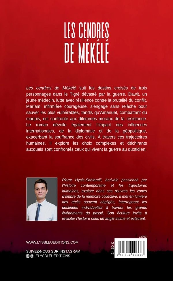 Quatrième de couverture de « Les cendres de Mékélé : roman »