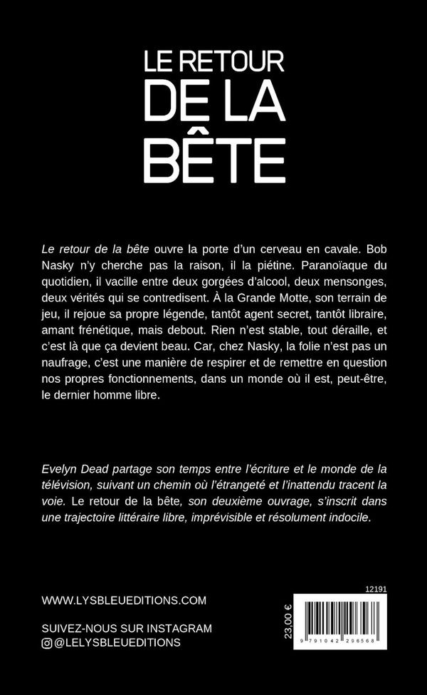 Quatrième de couverture de « Le retour de la bête : roman »