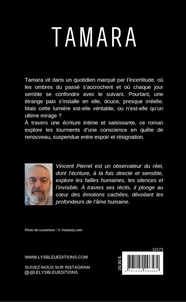 Quatrième de couverture de « TAMARA »