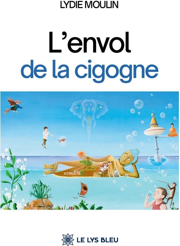 Couverture du livre « L'envol de la cigogne : roman » de Lydie Moulin, librairie Les Contes Infusés à Corte
