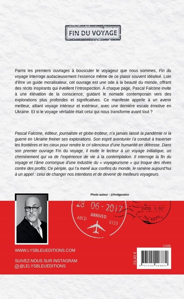 Quatrième de couverture de « FIN DU VOYAGE »