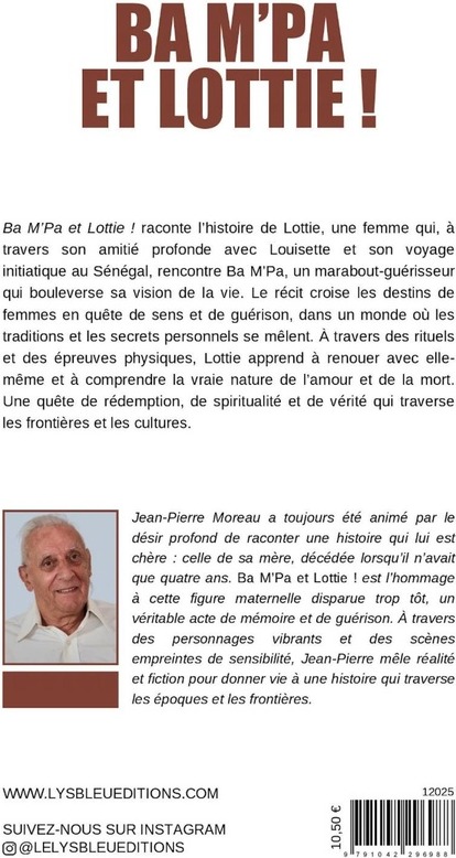 Quatrième de couverture de « BA M'PA ET LOTTIE ! »