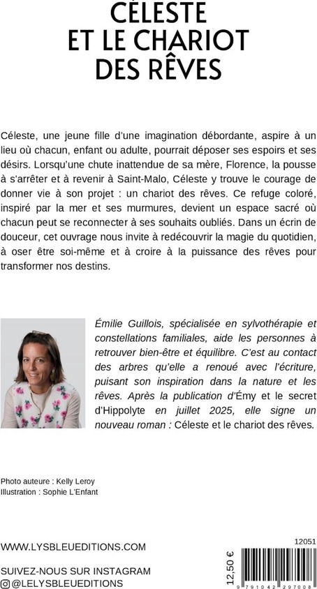 Quatrième de couverture de « Céleste et le chariot des rêves : roman »