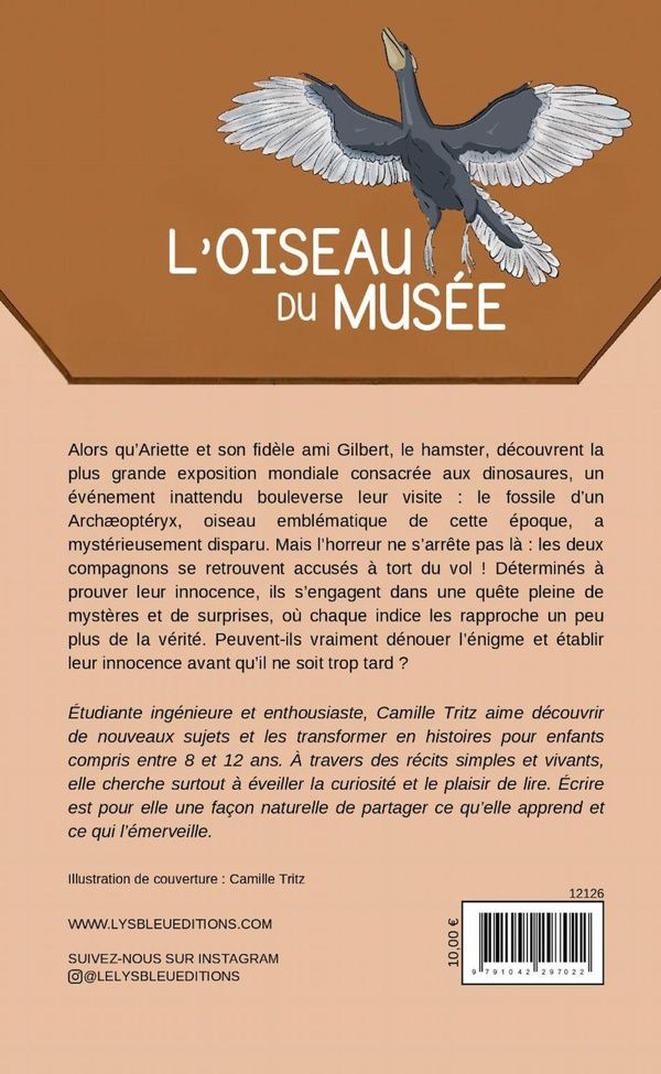 Quatrième de couverture de « L'oiseau du musée : roman »