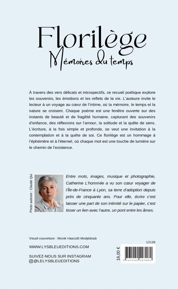 Quatrième de couverture de « FLORILEGE - MEMOIRES DU TEMPS »