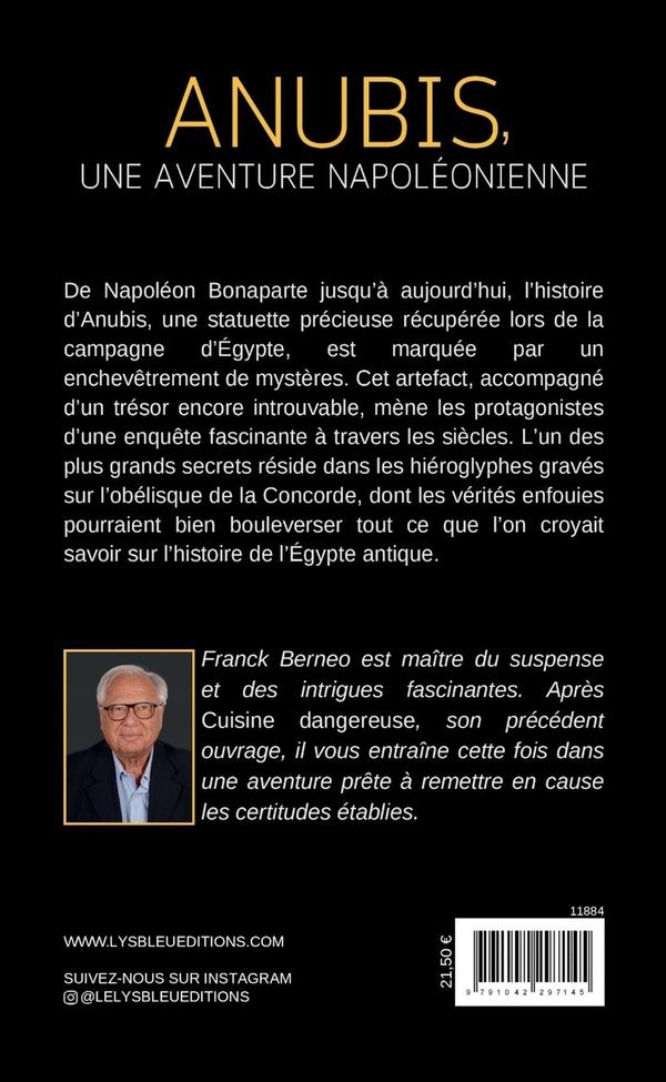 Quatrième de couverture de « Anubis, une aventure napoléonienne : roman »