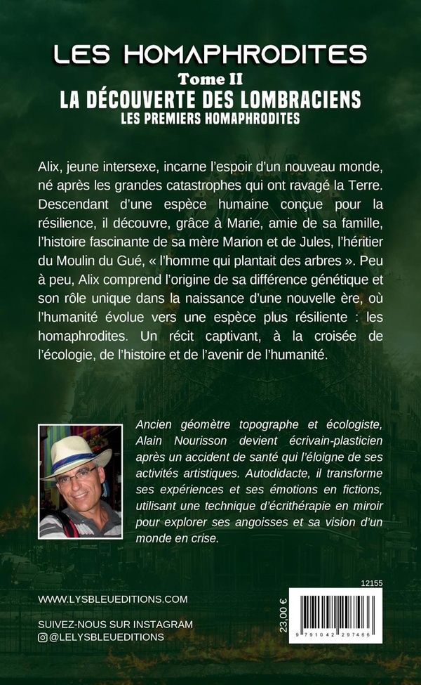 Quatrième de couverture de « La découverte des Lombraciens : les premiers homaphrodites »