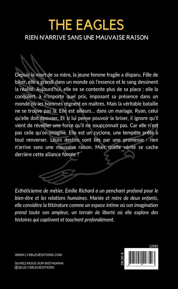 Quatrième de couverture de « THE EAGLES - RIEN N'ARRIVE SANS UNE MAUVAISE RAISON »