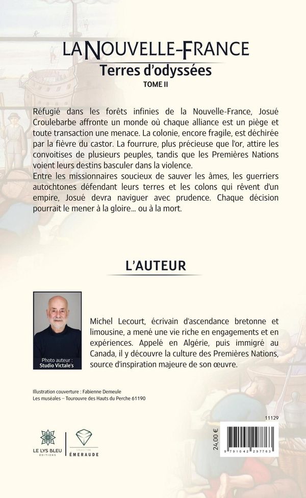 Quatrième de couverture de « Terres d'odyssées : roman »