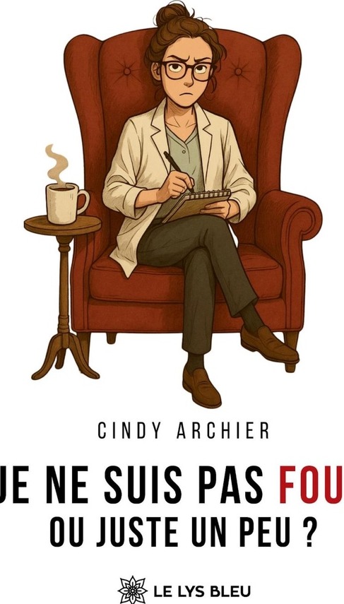 Couverture du livre « Je ne suis pas fou, ou juste un peu ? » de Cindy Archier, librairie Les Contes Infusés à Corte