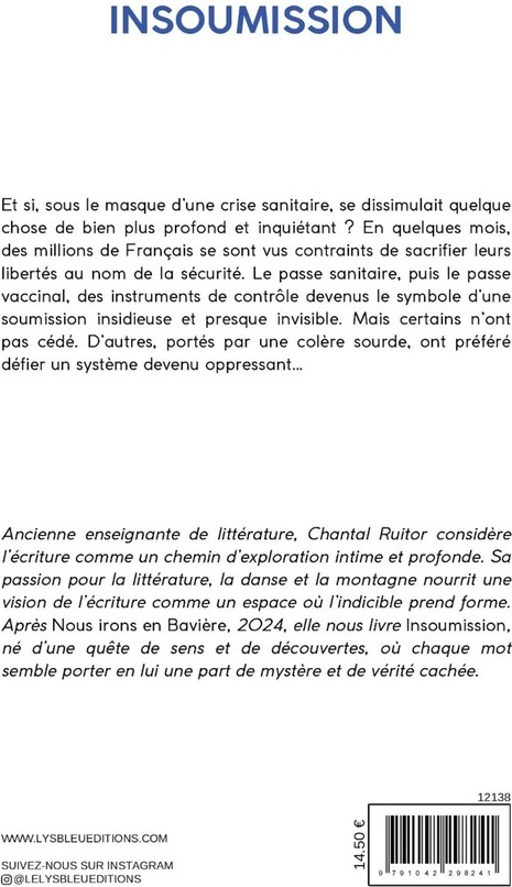 Quatrième de couverture de « Insoumission »