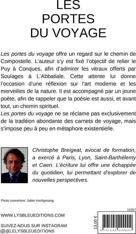 Quatrième de couverture de « Les portes du voyage »