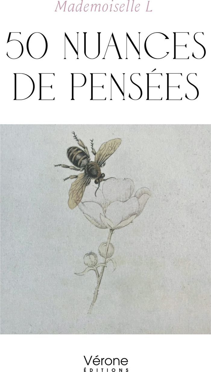 Couverture du livre « 50 nuances de pensées » de Mademoiselle L., librairie Les Contes Infusés à Corte