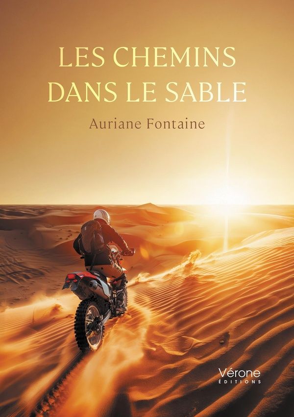 Couverture du livre « Les chemins dans le sable » de Auriane Fontaine, librairie Les Contes Infusés à Corte