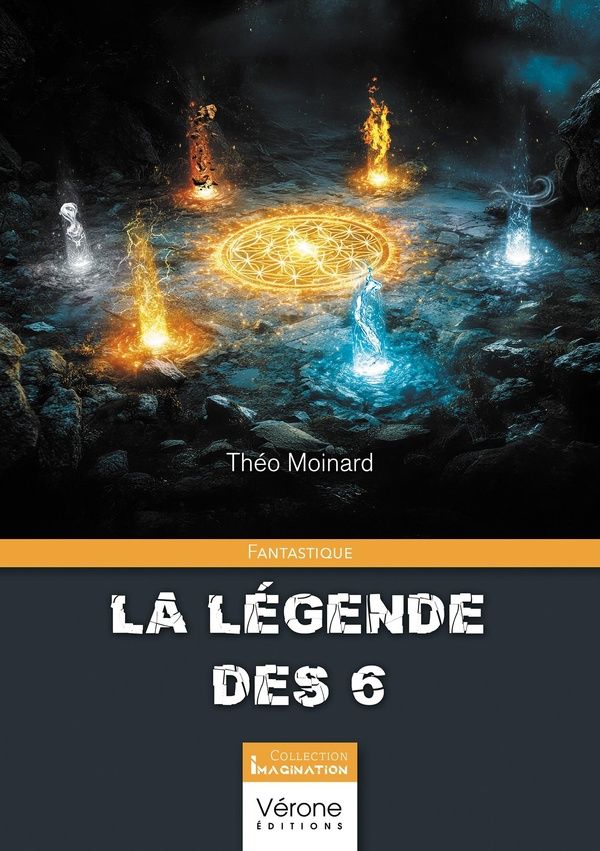 Couverture du livre « La légende des 6 », librairie Les Contes Infusés à Corte