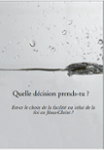 Couverture du livre « Quelle décision prends-tu ? : Est-ce le choix de la facilité ou celui de la foi en Jésus-Christ ? », librairie Les Contes Infusés à Corte