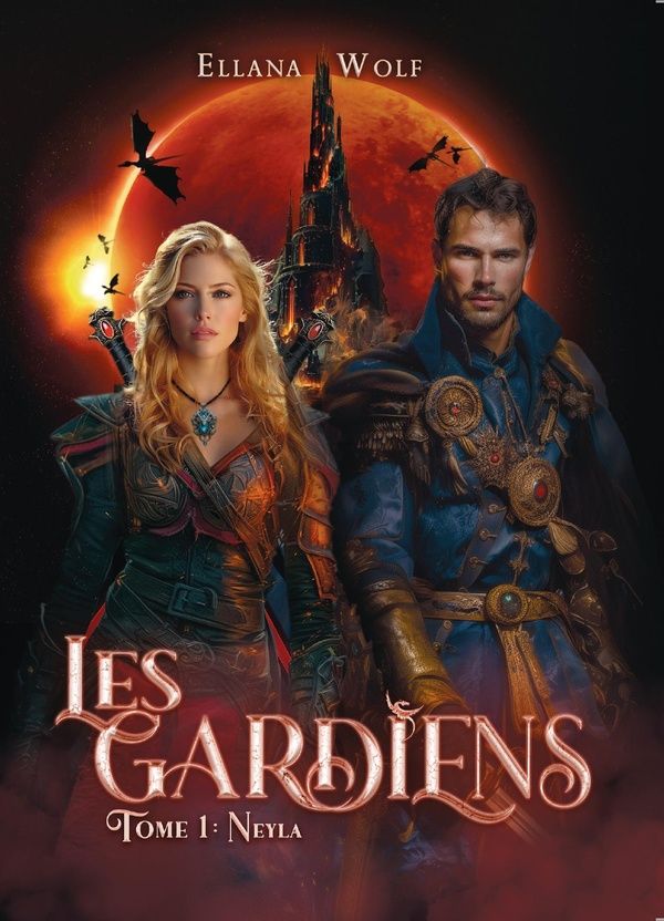Couverture du livre « LES GARDIENS TOME 1 - NEYLA » de Ellana Wolf, librairie Les Contes Infusés à Corte