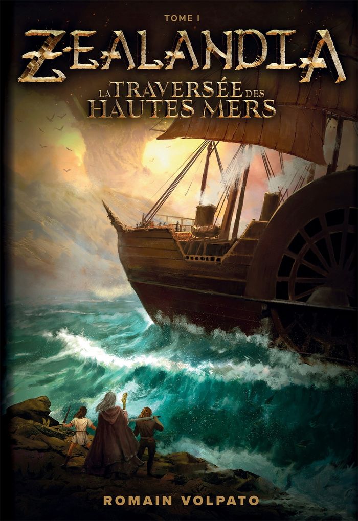 Couverture du livre « La traversée des hautes mers » de Romain Volpato, librairie Les Contes Infusés à Corte