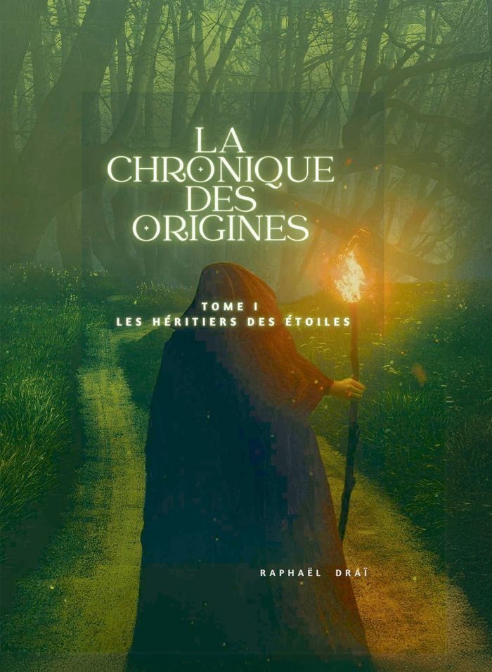 Couverture du livre « TRILOGIE LA CHRONIQUE DES ORIGINES - LES HERITIERS DES ETOILES - TOME I » de Raphael Drai, librairie Les Contes Infusés à Corte