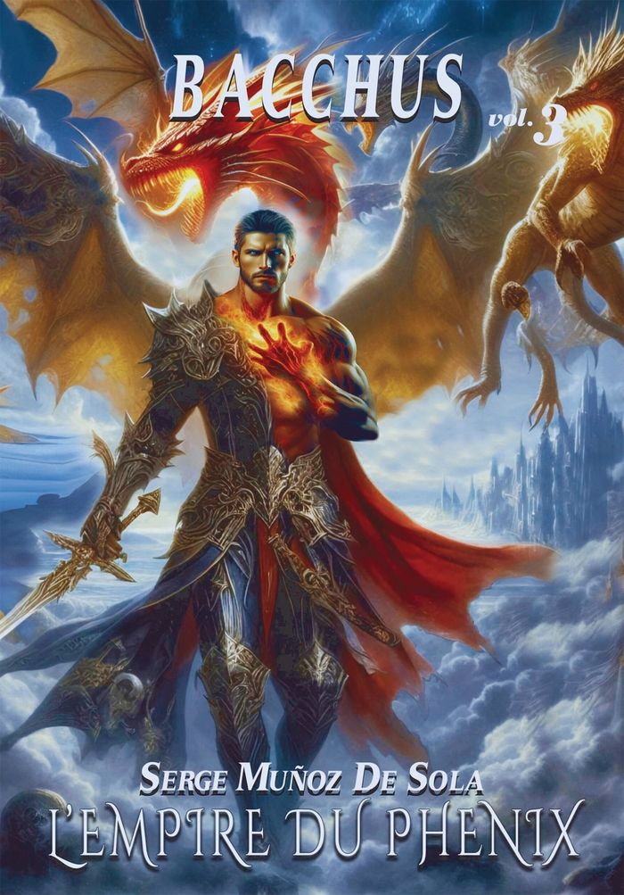 Couverture du livre « L'EMPIRE DU PHENIX - BACCHUS », librairie Les Contes Infusés à Corte
