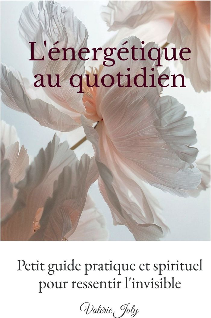 Couverture du livre « L'énergétique au quotidien : petit guide pratique et spirituel pour ressentir l'invisible » de Valérie Joly, librairie Les Contes Infusés à Corte