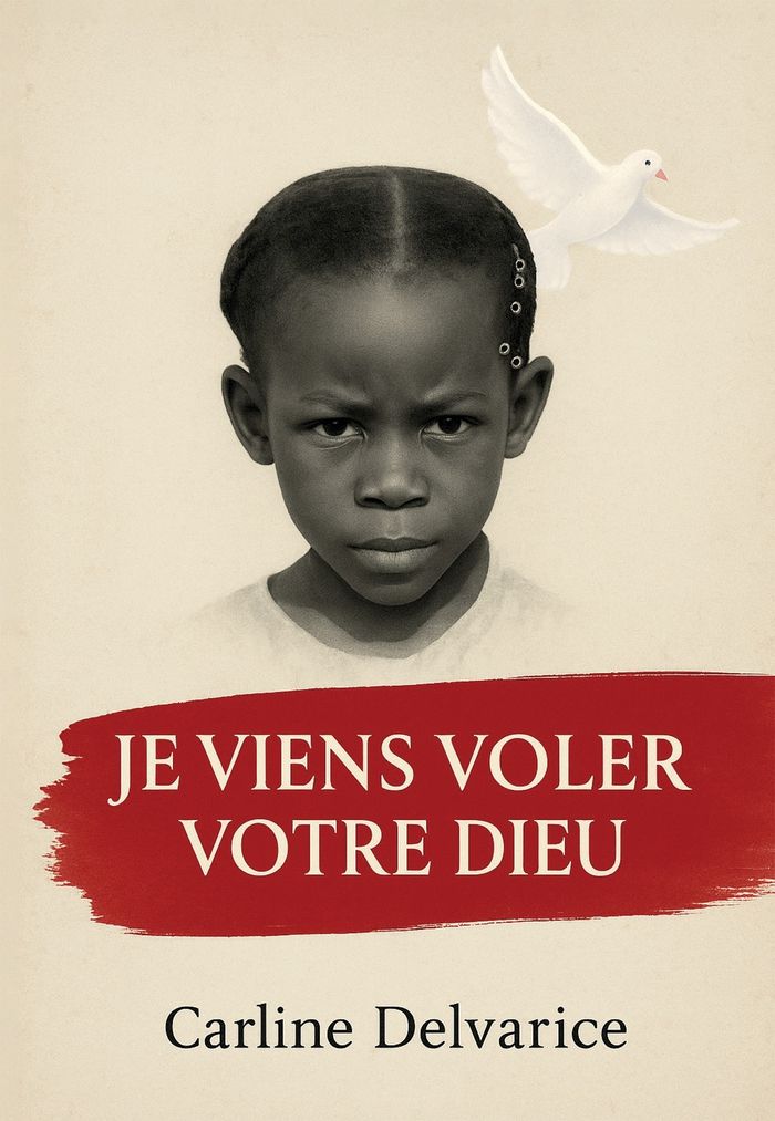 Couverture du livre « Je viens voler votre Dieu » de Carline Delvarice, librairie Les Contes Infusés à Corte