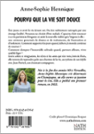 Quatrième de couverture de « Pourvu que la vie soit douce »