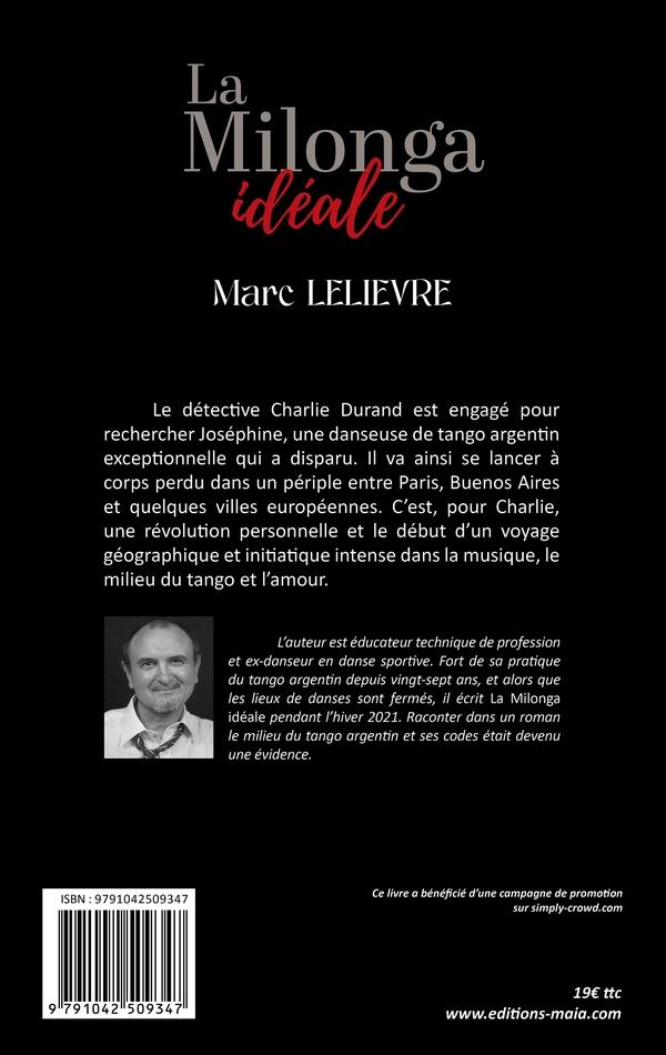 Quatrième de couverture de « LA MILONGA IDEALE »
