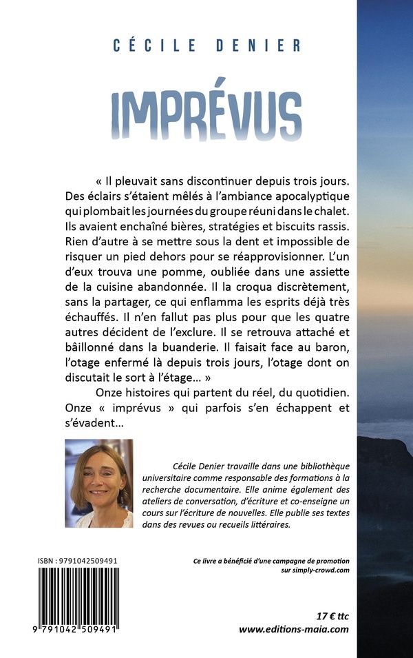 Quatrième de couverture de « IMPREVUS »