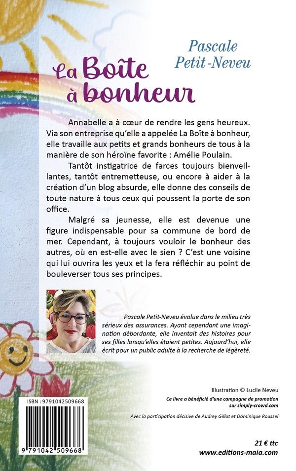 Quatrième de couverture de « LA BOITE A BONHEUR »