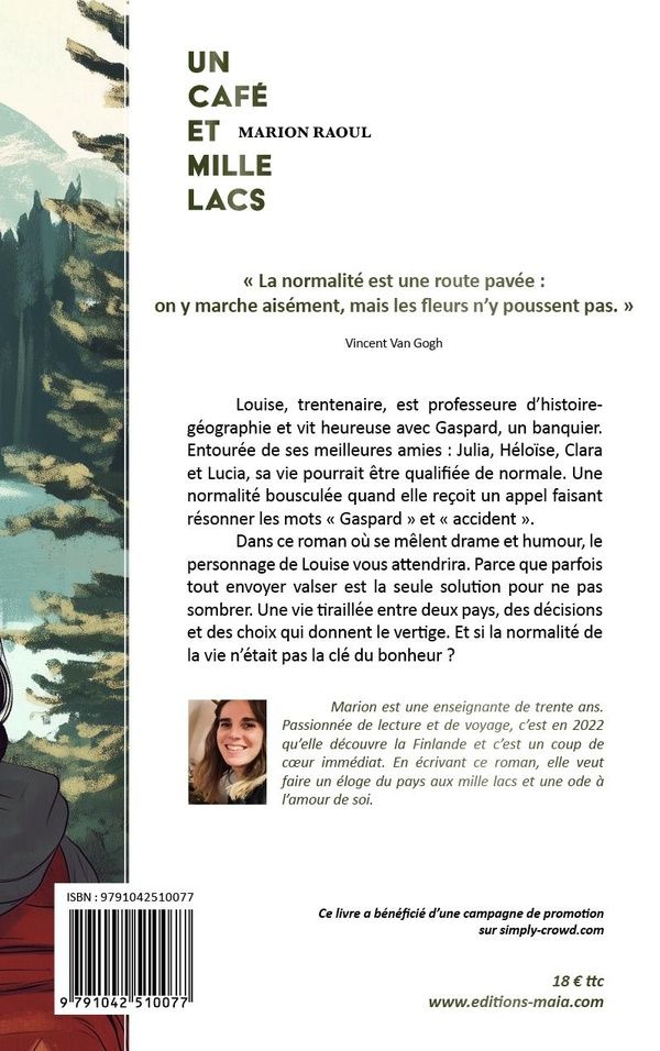 Quatrième de couverture de « UN CAFE ET MILLE LACS »