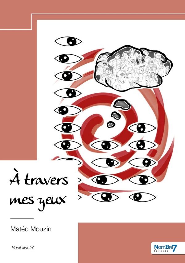 Couverture du livre « A travers mes yeux » de Matéo Mouzin, librairie Les Contes Infusés à Corte