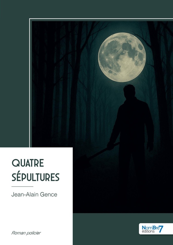 Couverture du livre « Quatre sépultures » de Jean-Alain Gence, librairie Les Contes Infusés à Corte