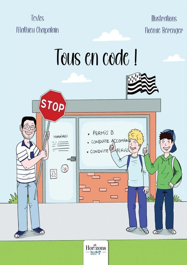 Couverture du livre « Tous en code ! » de Mathieu Chapalain, librairie Les Contes Infusés à Corte
