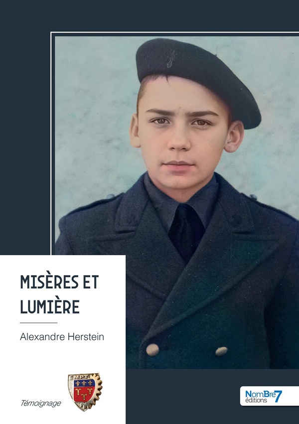 Couverture du livre « Misères et lumière : témoignage » de Alexandre Herstein, librairie Les Contes Infusés à Corte