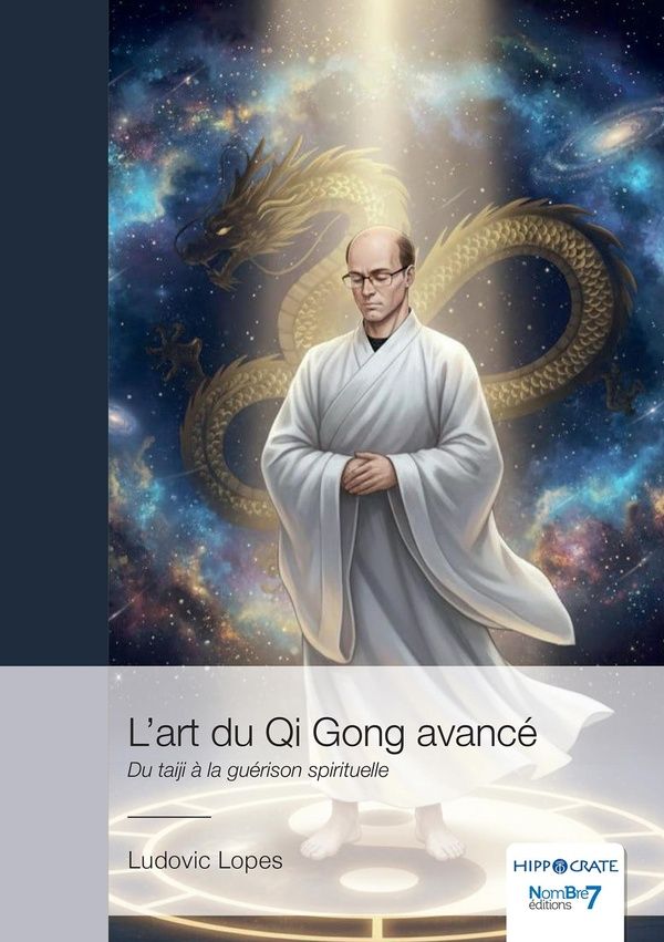 Couverture du livre « L'art du Qi Gong avancé : du taiji à la guérison spirituelle » de Ludovic Lopes, librairie Les Contes Infusés à Corte