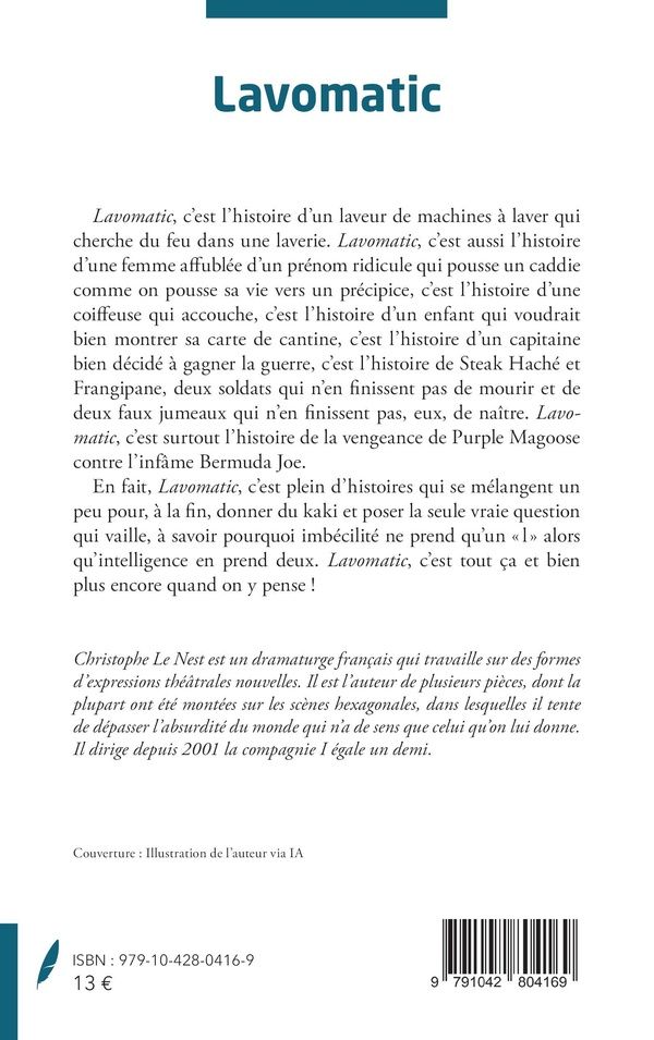 Quatrième de couverture de « LAVOMATIC »