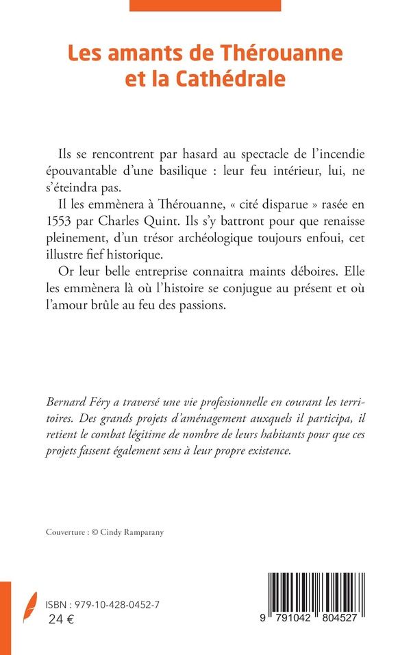Quatrième de couverture de « LES AMANTS DE THEROUANNE ET LA CATHEDRALE »