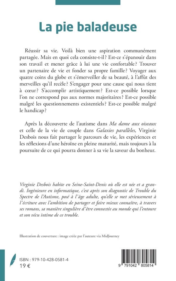 Quatrième de couverture de « LA PIE BALADEUSE »